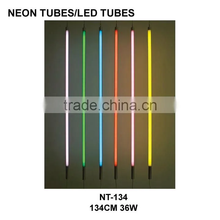 LT-134 colorful promotional LED tube with plastic stand