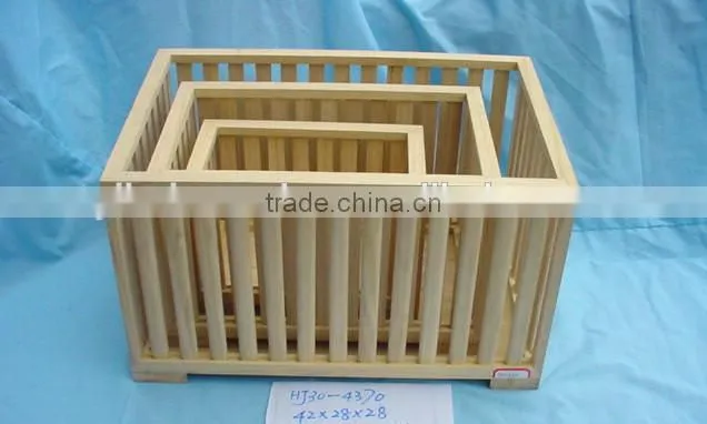 Wooden Basket for Decoration