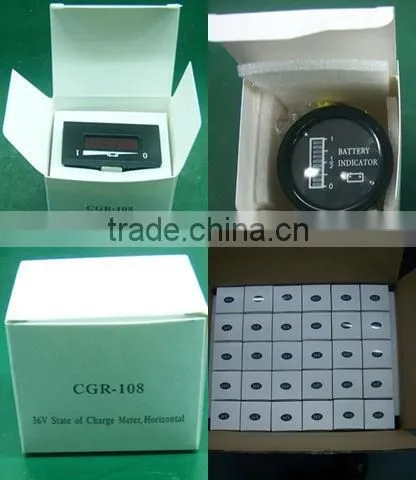 Led display battery meter