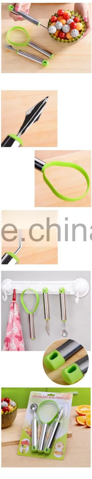 Watermelon Fruit Dig Spoon Carving Tool Set