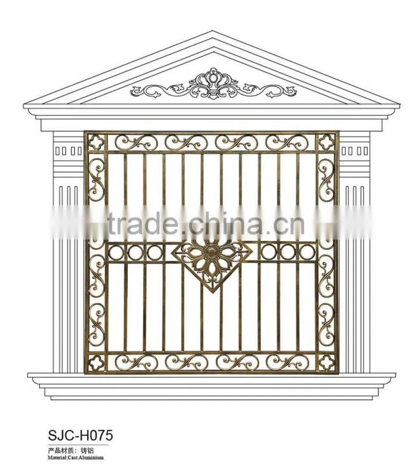 Modern Design Aluminium Window Railing Designs