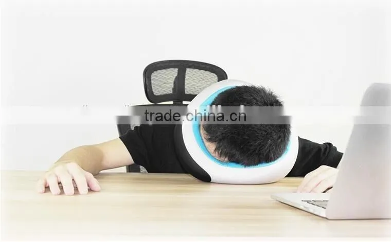 Round Portable Neck Pillow For Lunch Break/Travelling/ Neck Massage Music Pillow