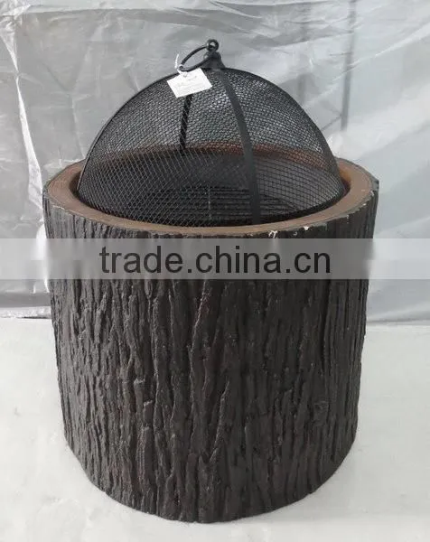 Fiberglass clay stove