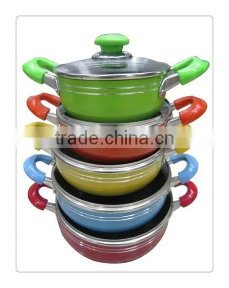 High quality,Aluminium stockpot,non-stick aluminum pot cookware sets