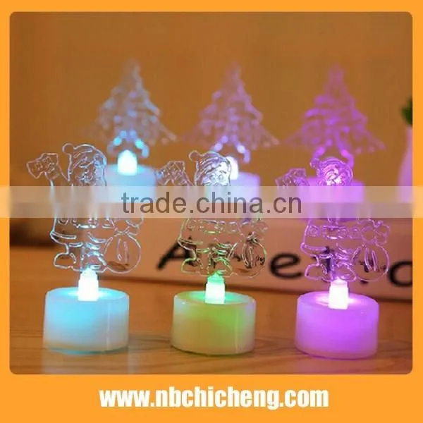 Christmas Plastic Mini Color Changing Gift Light