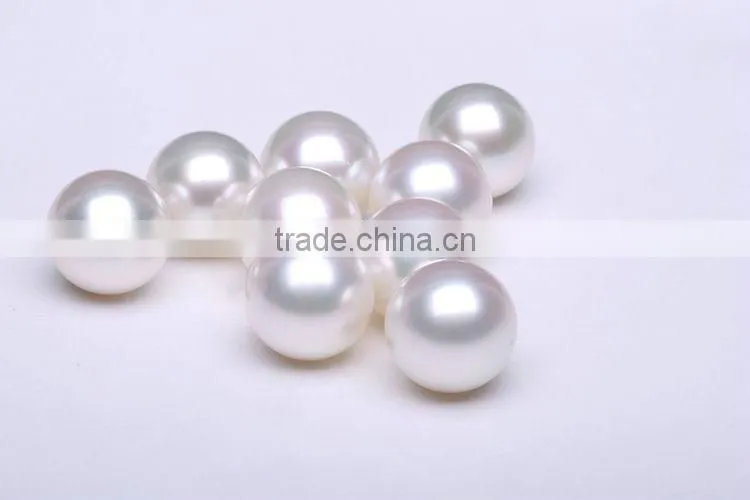 2016 fashion 10-11mm AAA white round south sea pearl