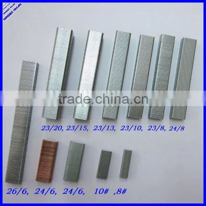 hot selling quality silve color corrugated staple pins ripples staple pins