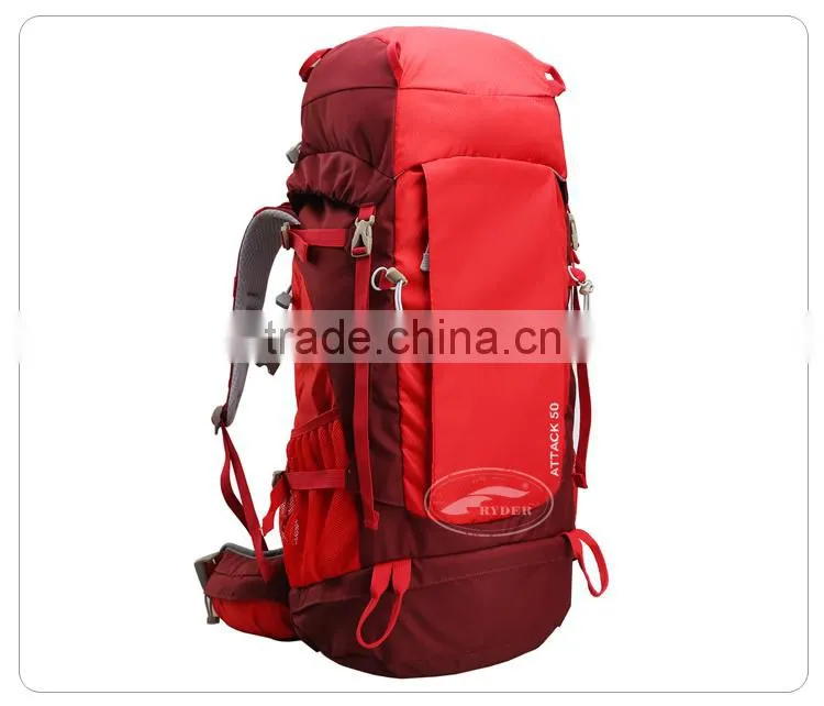 China Supplier Premium Quality Outdoor Survival Trekking Custom Printing Backpack