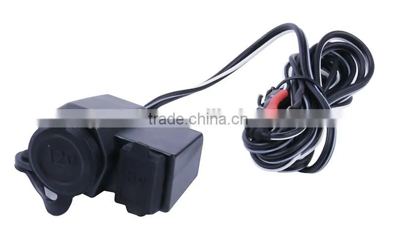 New products in 2016 cigarette lighter car charger with usb ,h0tsv car cigarette lighter socket adapter