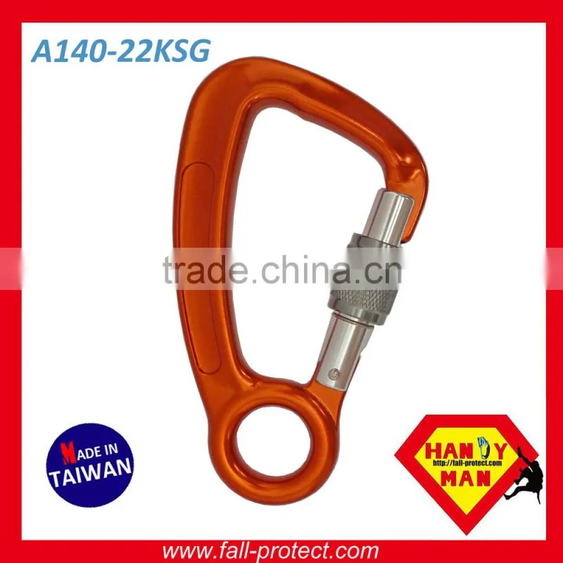 Aluminum Captive Eye Screw Lock Tow Carabiner