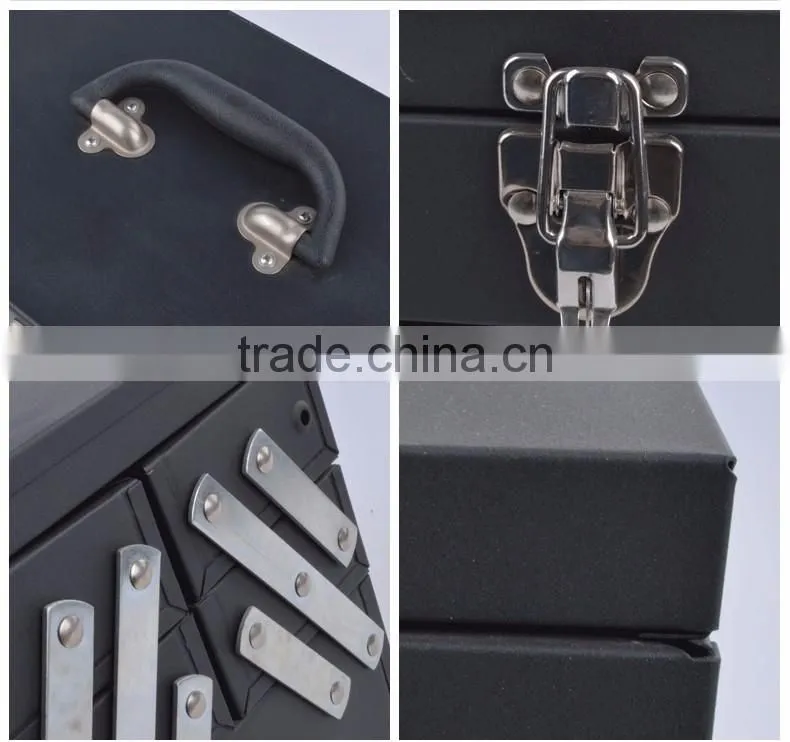 Industry Portable Large Iron 2Layers Tool Box