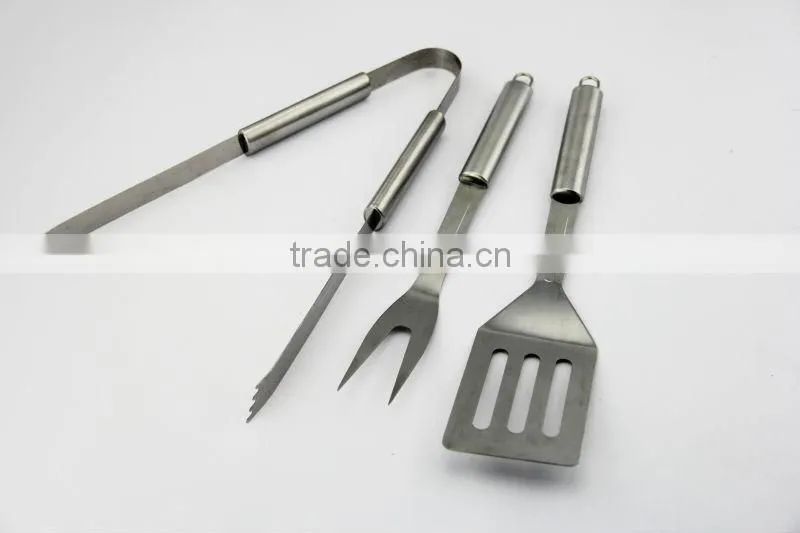 Stianless steel 3 piece electric grill accessory Barbeque Accessory Tool Set