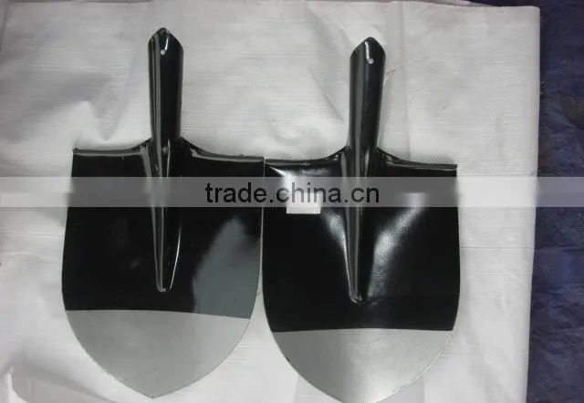 high quality low price wooden handle steel shovel S503