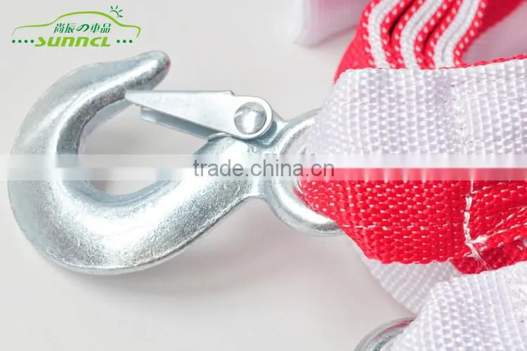 Car Heavy Duty Luggage Tag Loop Strap , Tow Rope , Luggage Strap