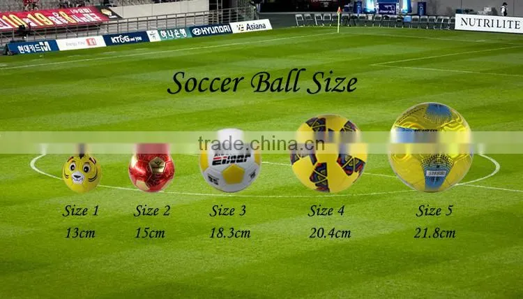Bright Colored Shiny Normal Size Indoor Outdoor Futsal Ball Soccer Ball