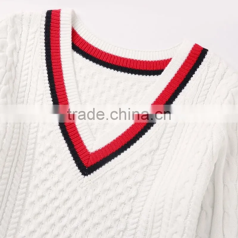 Best Sale Knitted Women Long Sweater Design V Neck Cashmere Sweater Women