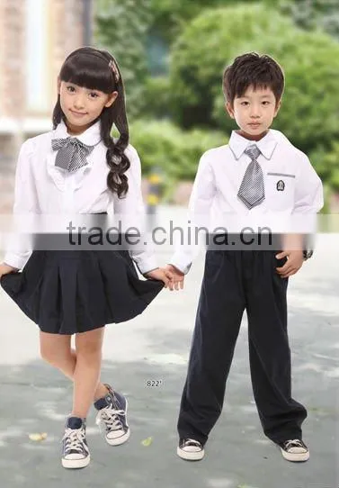 fashional cotton summer primary school uniforms