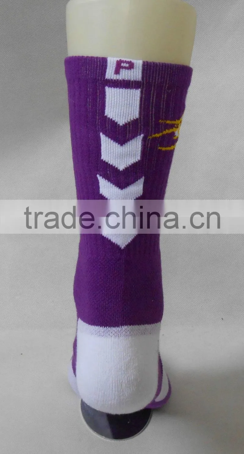 cheap high quality hot sale men's half terry sport socks