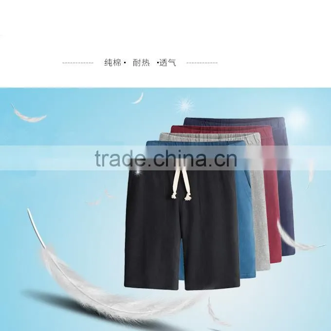 Hot Sale Man's Blank Short Pants 100%Combed Cotton Dry Fit Shorts