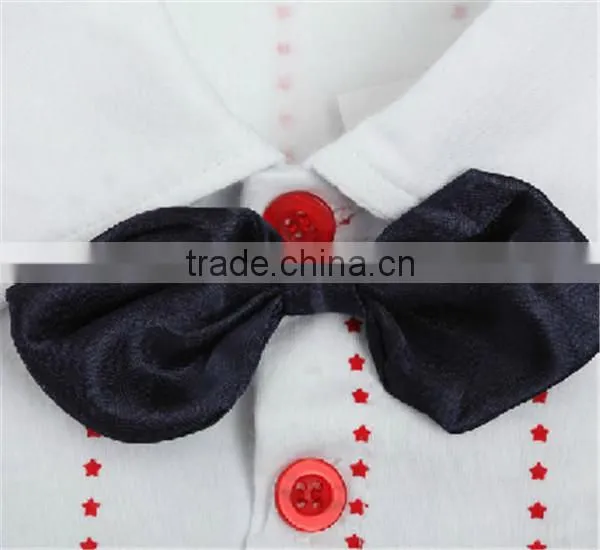 High quality newborn baby boys children clothing set custom kids clothes denim jeans romper playsuits dungarees and t-shirt 2016