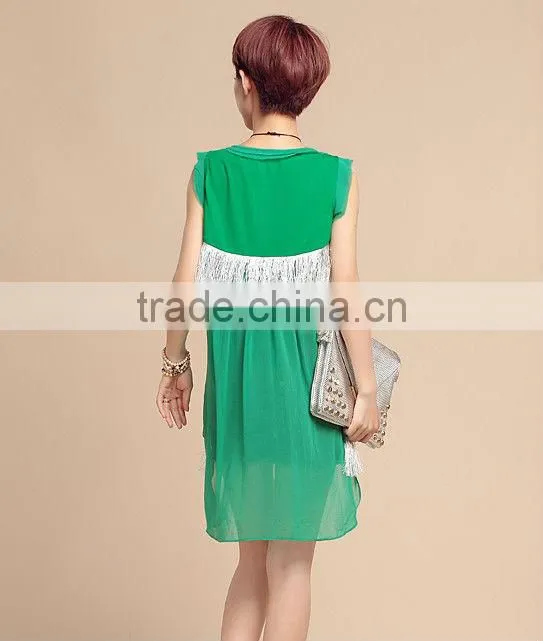Summer Top Quality Front Short and Back Long Dresses