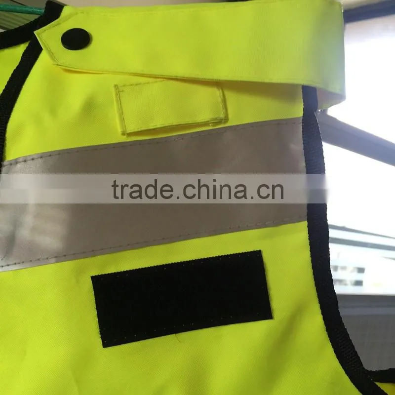 Field office waterproof reflective fashion vest with pocket