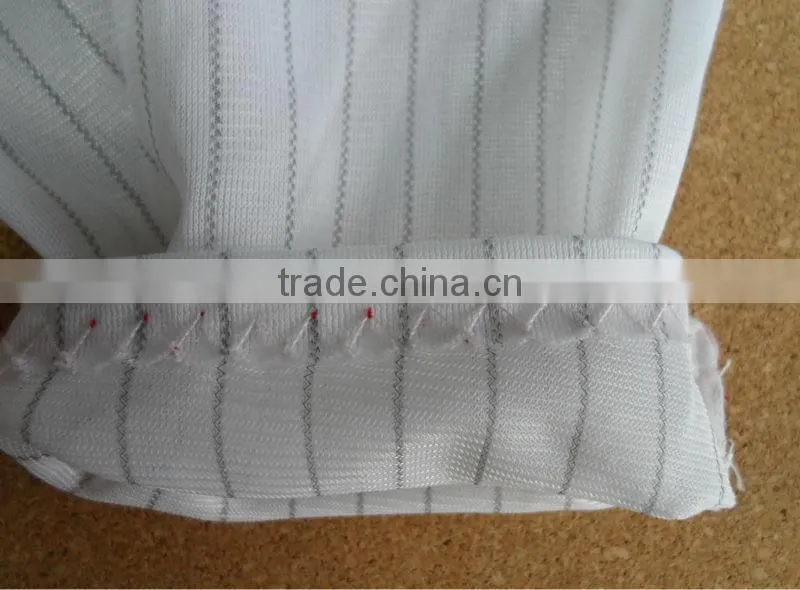 Antistatic stripe gloves