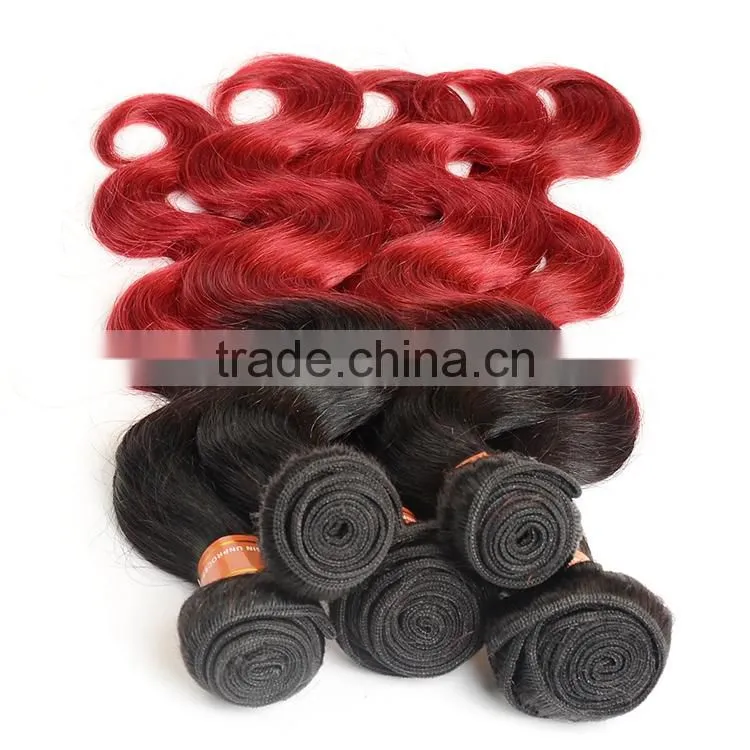 Professional Hair Supplier Gorgeous Ombre Human Hair Extention