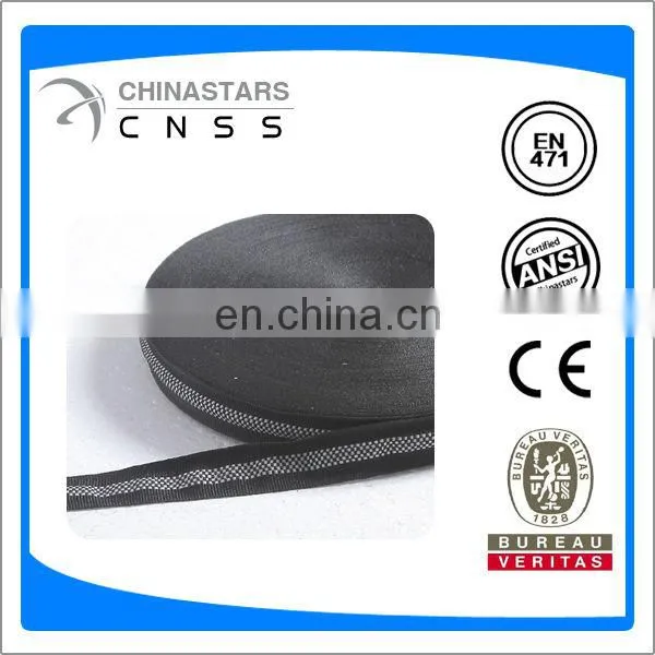 colored high visibility reflective webbing tape for garment
