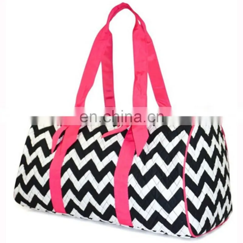 Travel Simple Shiny Cotton Wholesale Quilted Duffle Bags
