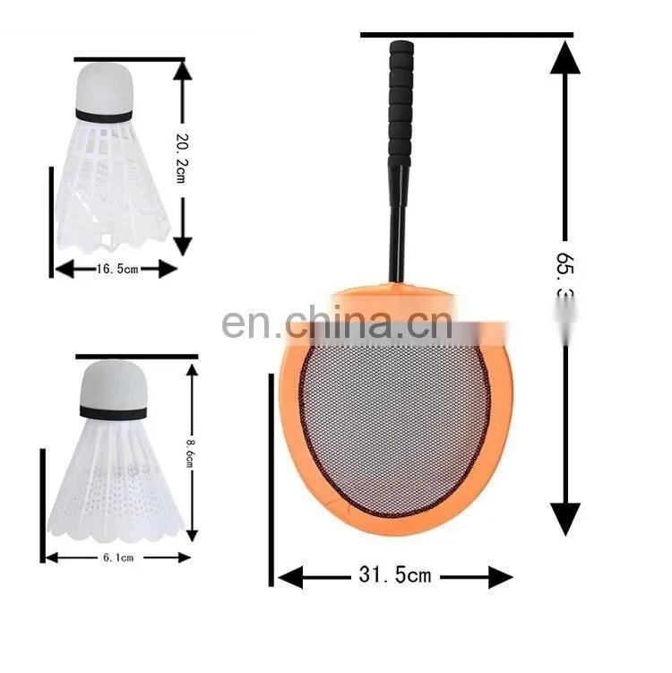 Wholesale Beach Jumbo badminton racket with two ball