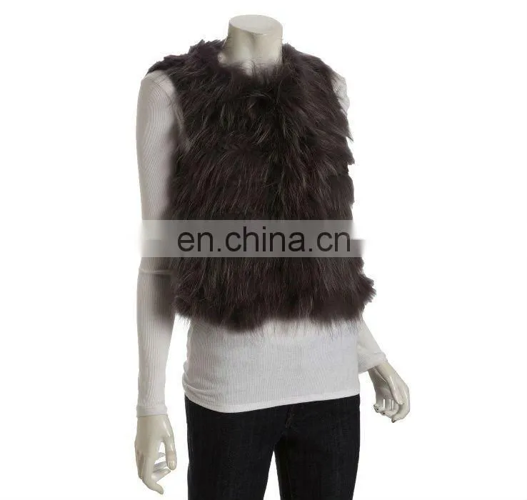 Raccoon Dog And Rabbit Knitted Vest