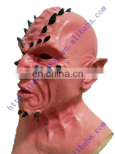 Horror Full Overhead with Neck Monster Alien Halloween Realistic Mask