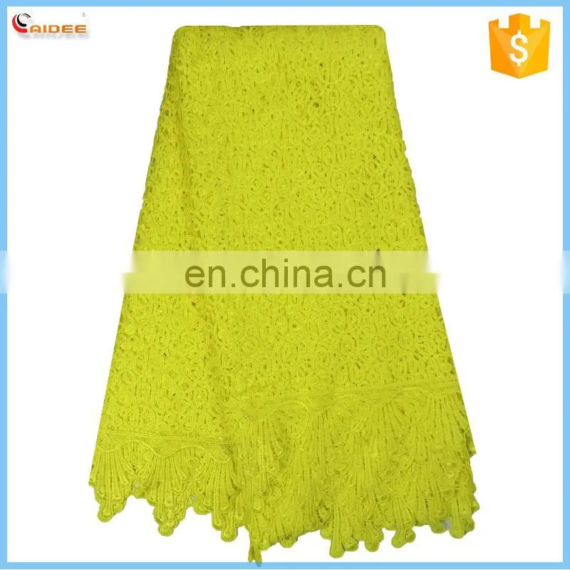 Newest high quality white guipure Lace Fabric for Clothing S15100560