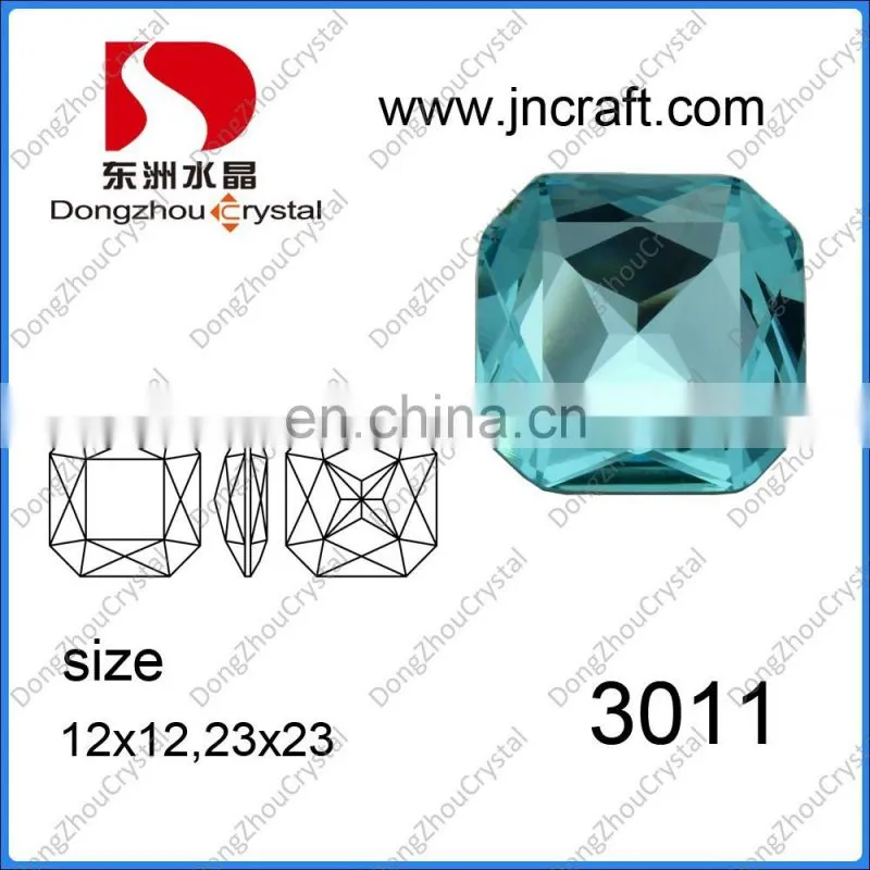 Crystal Vitrail Medium Jewelry Elements, Peach Heart Crystal Stones With Back Foiled