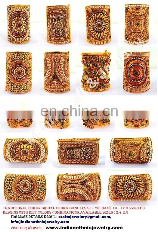 Wholesale pachi cuff bracelet - indo western style pearl cuff bracelet - party wear pachhi cuff bracelet 2015