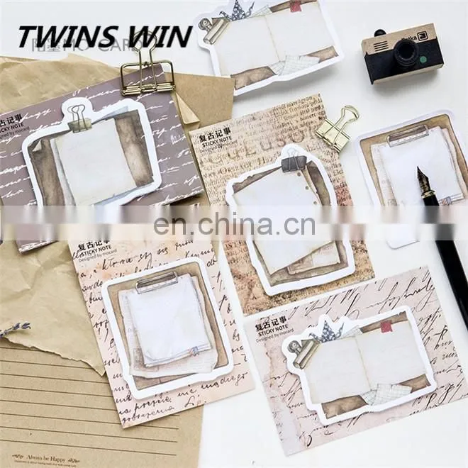 Top Quality Customized japanese stationery products wholesale school fashionable eco-friendly paper letter shaped sticky notes