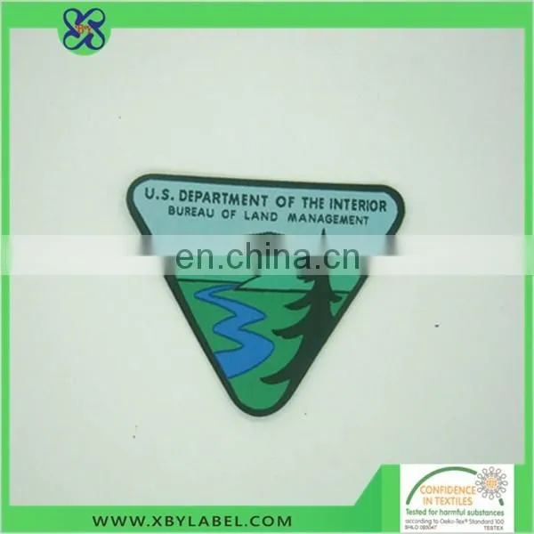 Custom Triangle Shape Cheap Woven patch
