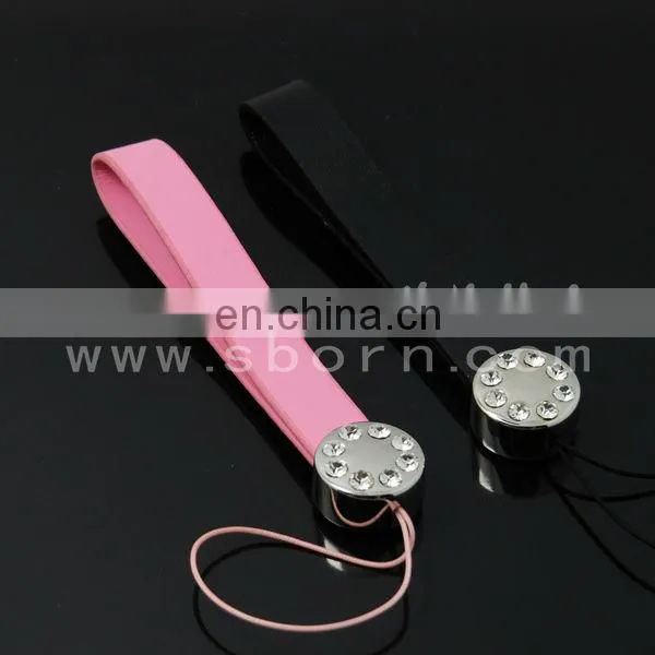 Solid color mobile phone strap