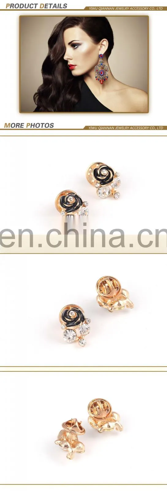 Custom logo sewing buttons rhinestone buttons buckles wholesale clothing buttons