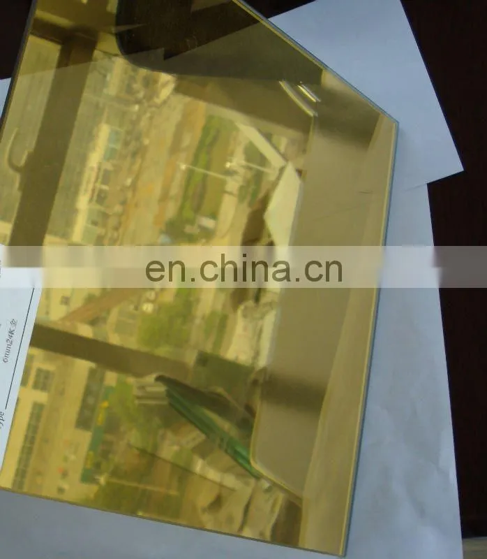golden reflective glass price is good all kinds of bronze dark blue golden reflective glass