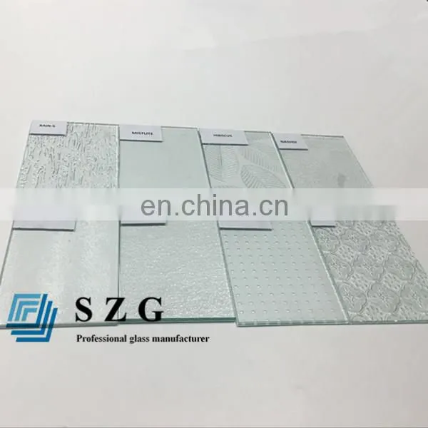 High quality pattern decorative glass walls panels