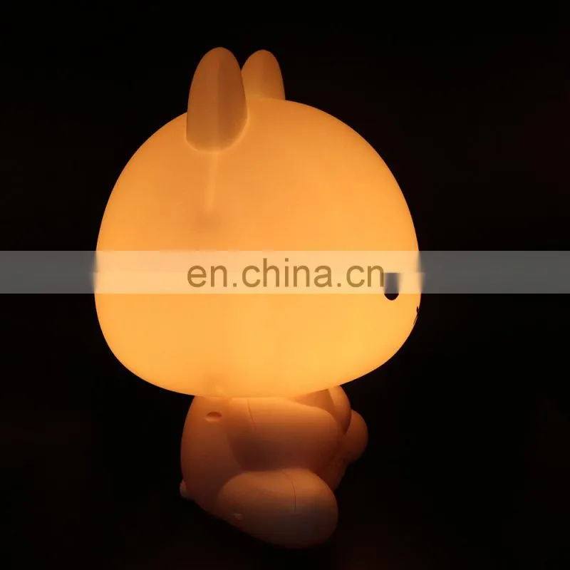 Modern cute baby bedroom lamps cartoon pets night light led bulbs gift bedside decor for kids