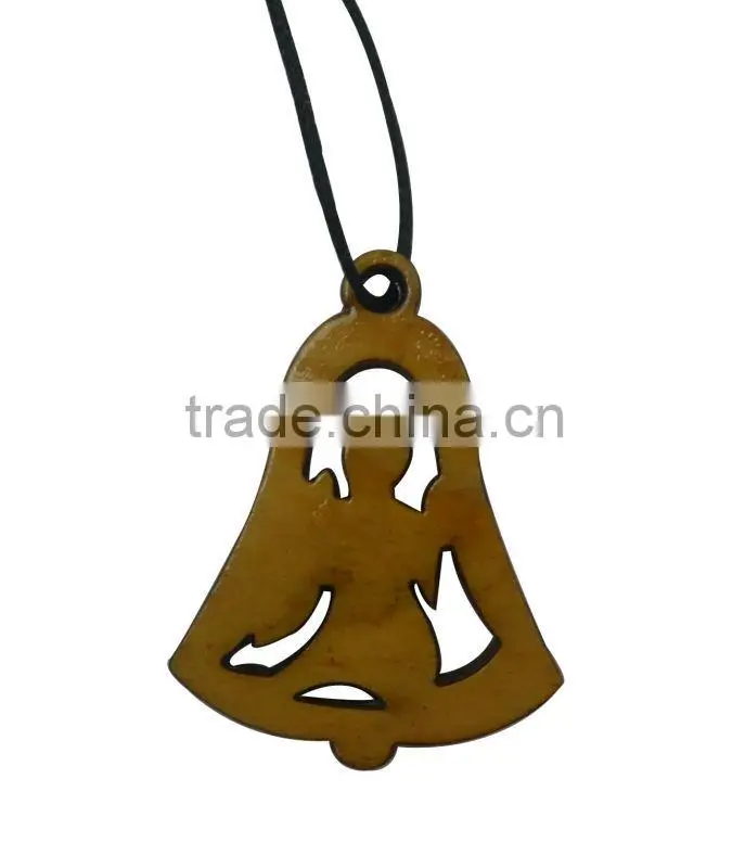 Wooden Angel Pendant