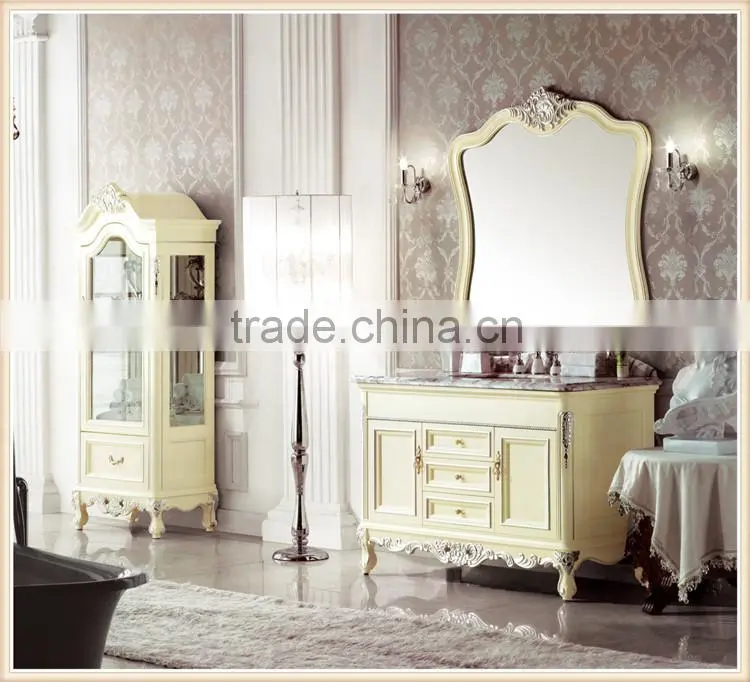 Classic European Solid wood bathroom vanity cabinet