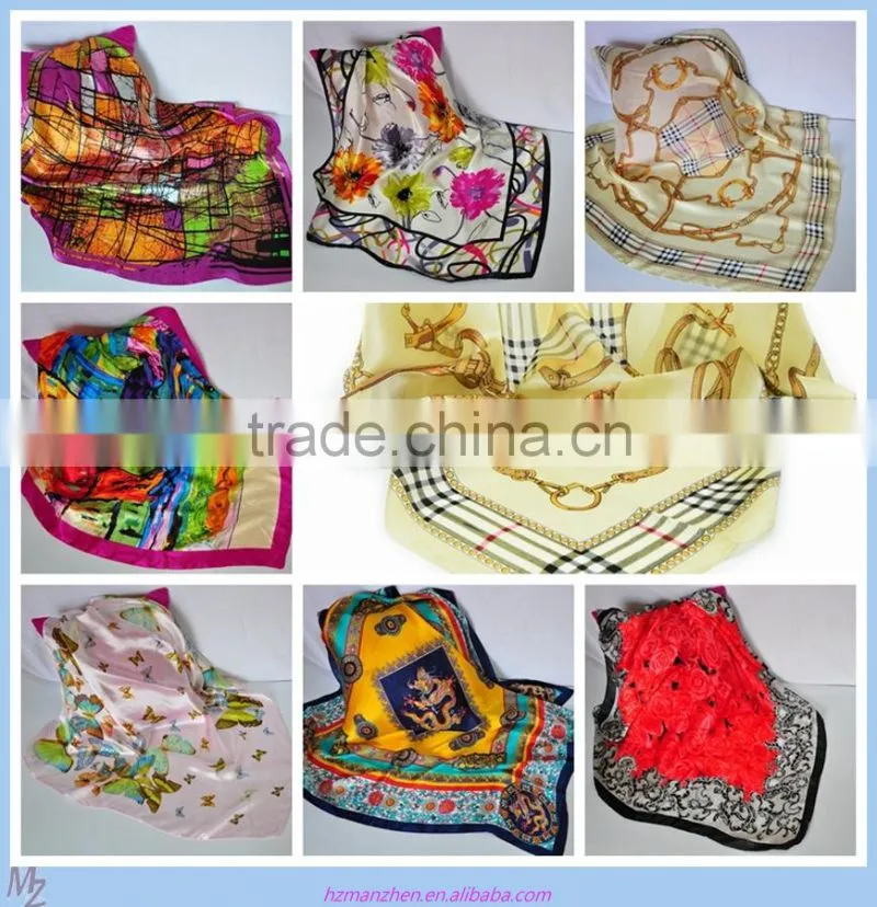 2015 New fancy turker women silk scarf