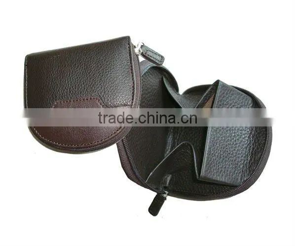 leather coin purse/leather coin wallet