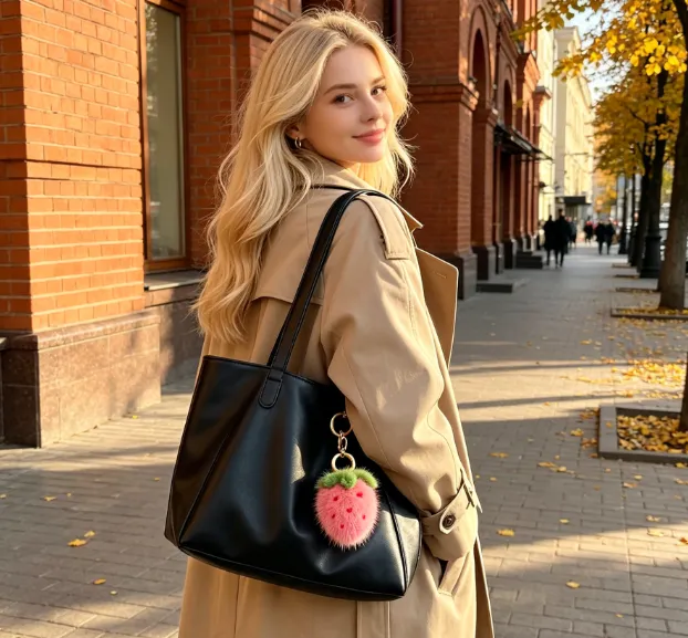 Blog Article: Cute Fur Strawberry Keychains – Hot Wholesale Items for Russia, Japan & Korea Market