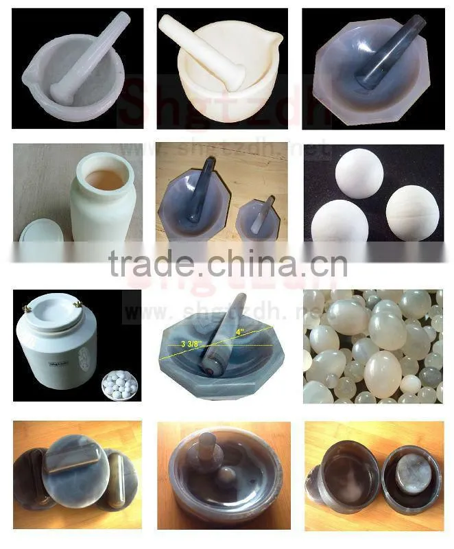 LAB PORCELAINWARE EQUIPMENT/APPARATUS MORTAR PESTLE CRUCIBLE