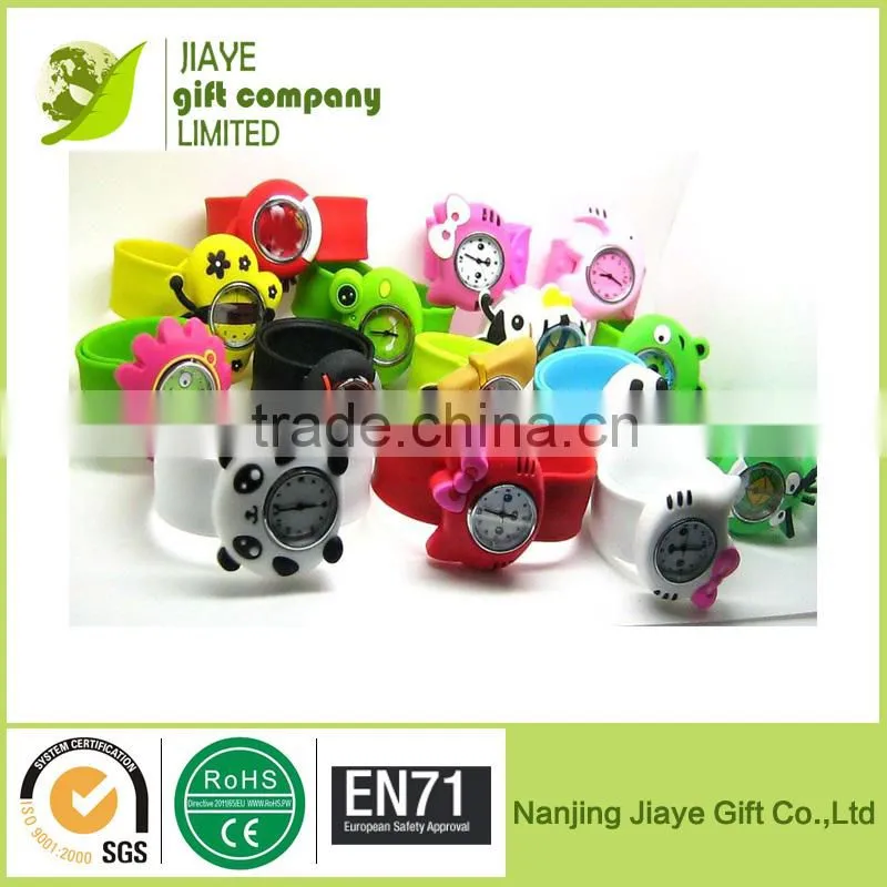 Fancy silicon rubber bracelet watch for child watch